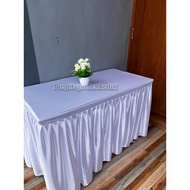 Plain Buffet Table Cover Table Cloth Size 120x60x75 (L x W x H)