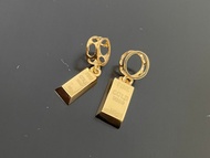 Charms 916 Gold Bar Pendants 网络爆红小金条吊坠 Loket Jongkong Emas 916