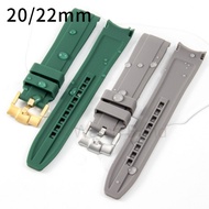 20/22mm Silicone Rubber Watch Band for Moonswatch Snoopy Planet Universal Watch Strap