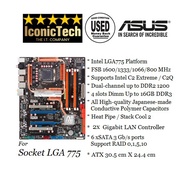 ASUS P5E3 Deluxe LGA 775 Intel X38 ATX Motherboard (Used-In Good Condition)