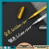 Tyno Permanent Marker Metallic Chrome Gold Silver 1.5mm 4 PCS - GN550