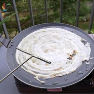 [chulisia] Stainless Steel Crepe Maker Spreader Pancake Batter for Kitchen Stall Dining Room