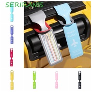 SERIRANIS PVC Luggage Tag, Boarding Pass Baggage Name Tags Airplane Suitcase Tag, Fasion Aircraft Lu