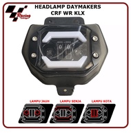 HEADLAMP LAMPU KLX CRF WR DAYMAKER DEMEKER DAY MAKER SUPERMOTO SUPER MOTO MOTORCROSS MOTOR CROSS TRA