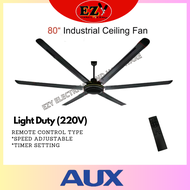 TIKKA/AIND 80 INCH INDUSTRIAL CEILING FAN (ONE YEAR WARRANTY) REGULATOR TYPE