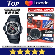 Casio AW-590 AW-591 Baterai jam tangan casio AW590 AW591 original bergaransi asli japan