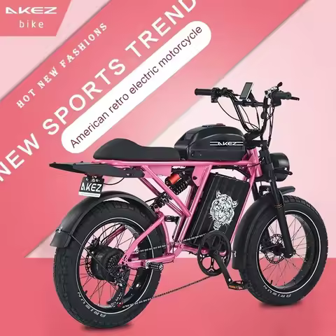 Electric bicycle 2024 new model 1500W motor 48V26Ah battery adult Electric bike 20 Inch tire Disc Br
