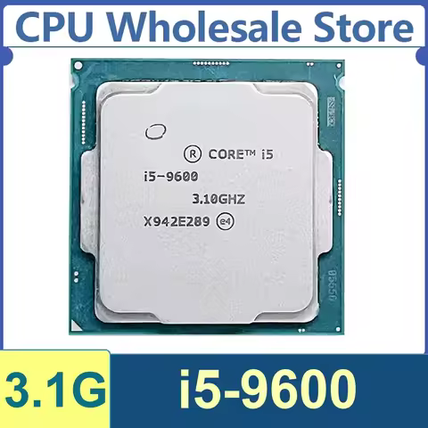 Intel Core I5-9600 6 Core 6 Thread 3.10GHz 65W 9MB Cache 14nm LGA1151 SR3QC DDR4-2666 MHz Coffee Lak