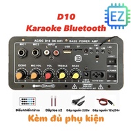 [CHÍNH HÃNG] Mạch loa D10 Bluetooth 5.0 hát Karaoke 120w 12V/24V/220V (Tặng kèm đủ phụ kiện)
