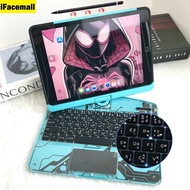ไทย-อังกฤษ ** มีรางใส่ปากกา** Keyboard Case เคสคีย์บอร์ดไทยเข้ากันได้กับเคส iPad พร้อมทัชแพดคีย์บอร์