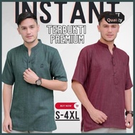 Baju Koko Muslim Pria Arra Series Yusuf Lengan Pendek Premium Jumbo