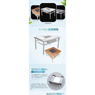 Barbecue Table Outdoor Courtyard Smokeless Charcoal Indoor Gas Electric Grill Commercial Self-Service Stall Stainless Steel Lamb Leg Small