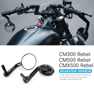 For Honda CM300 CM500 CM300 500 CMX500 CMX 500 Rebel Motorcycle Rearview Handlebars Rearview Mirror 