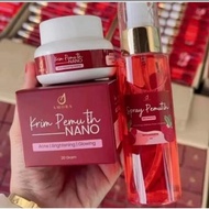AMORA WHITENING SPRAY & CREAM PEMUTIH NANO AMORA (ORIGINAL)