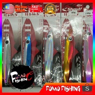 SHOUT JAPAN FAST Jig Jigging 60gram 80gram 100gram Vertical Jig Slow Jig Fast Jig Speed Jigging Lure