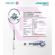 FELET CARBON WOVEN ZYNGER WHITE BLACK RACKET