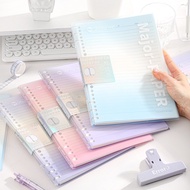 Binder A5 B5 6 Ring Free As The Wind/ Soft PU Pastel/ FREE LOOSE LEAF/ 60 PAGES A5 File B5 File