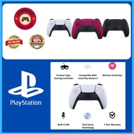 PS5 Sony PlayStation 5 Dual Sense Dualsense Wireless Controller - White / Black / Red (1 Year Sony Malaysia Warranty)