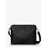 [Pre-order] Gucci GG Emblem leather crossbody bag - Grey