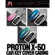 PROTON X-50 Key cover casing tempered glass pink blue green with keychain
