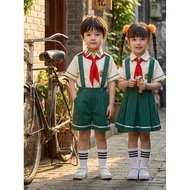 Children's Costume Kindergarten Graduation Photo Costume 90 Retro Games 80s Nostalgic Overalls