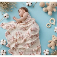 lampin baby newborn swaddle Cotton Blanket Baby bedung bayi kain selimut Wrap children kain