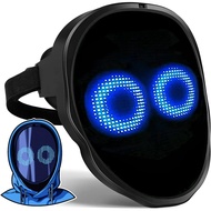 LED APP Control Face-changing Glowing Mask Halloween Party Dance Party Bar Nightclub Atmosphere Props