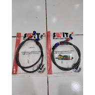 SWITS Original Thailand Front Brake Hose 36 inches long 90 cm/ (90 degrees & 45 degrees head)