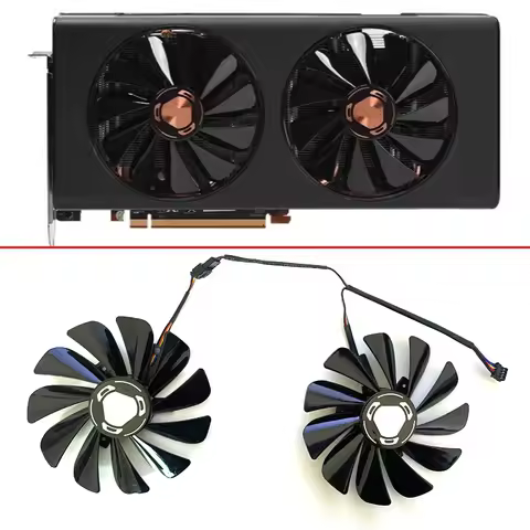 NEW Cooler 95MM 4PIN DC12V FDC10U12S9-C RX 5500 XT 8GB GPU FAN For XFX Radeon RX 5500 RX 5600 5700 X