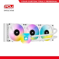 CORSAIR ICUE  H150I ELITE CAPELLIX 360MM RGB  LIQUID CPU COOLER - WHITE