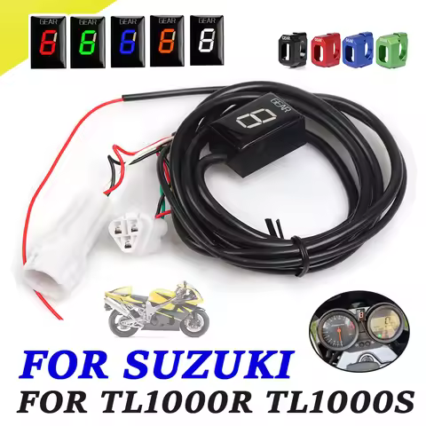 Motorcycle Accessories Gear Indicator Display Meter Ecu Mount Speed Display For Suzuki TL1000S TL100