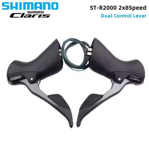 SHIMANO CLARIS ST-R2000 Shifter Dual Control Lever 2x8 Speed R2000 Mechanical For Road Original Bicy