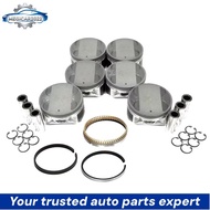 6pcs VQ35DE A2010-7Y001 A2010-8J110 Engine Piston Set For 04-06 Nissan Altima Maxima Quest 3.5L 3498