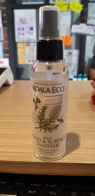 Koala Eco Natural Hand & Surface Sanitiser-Lemon Scented Tea Tree 125ml