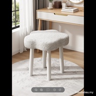 Solid wood makeup stool household dressing table dedicated chair girls bedroom light luxury high-end
