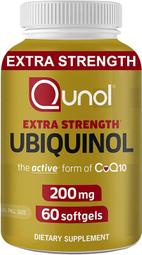 Qunol 天然還原型 泛醇輔酶 Ubiquinol 200毫克 60粒