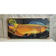 Haruan Fish Wall Frame - 60 x 120cm