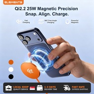 [🇸🇬 SELLER] Wireless Fast Charging Charger 25W Ultra-Thin Aluminum Alloy Magnetic Cable Mobile Porta