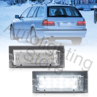 2pcs Can-bus LED License Number Plate Light Lamps For BMW 5 Series E39 Touring Wagon 1996 1997 1998 
