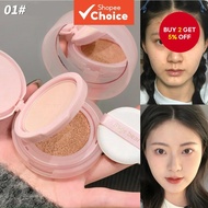 GEGE BEAR 2-IN-1 Cushion Foundation, Lightweight Pressed Setting Powder, Matte Flawless Finish Found