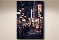 日本街道街景 多款 掛畫 50x70 不連框