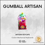 [READY STOCK] Gumball Machine Artisan Keycap – Cute Candy Machine Resin Keycap for Mechanical Keyboa