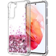 Ốp bảo vệ chống sốc góc chống rơi nữ long lanh trong suốt và Cát chảy sáng bóng di chuyển Ốp lưng ch