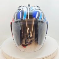 Motorcycle Helmet VZ RAM 3/4 Single Lens Half Helmet Motorcycle Motorcycle Running Helmet