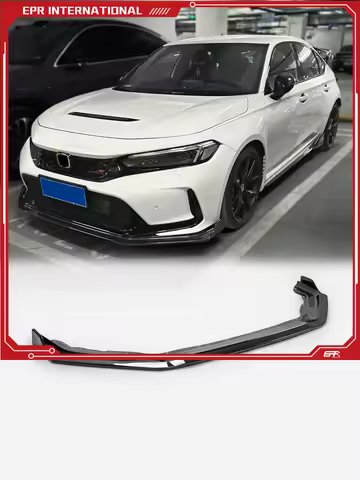 For Honda Civic Type-R FL5 EPA Design A Type Front Lip - Sporty Front Lower Accent, Perfect Fit for 