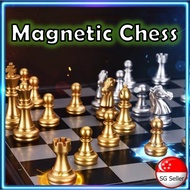 International chess Folding Magnetic Travel Chess Set adults Chess Board Game Set Chess Magnet 象棋 西洋象棋 黑白象棋