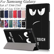 Samsung Galaxy Tab A7 Lite T220 T225 / Tab A7 T500 T505 Ultra Slim Leather Stand Cover Fashion Android Mobile Accessories Tablet