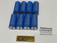 แบตเตอรี่ลิเธียมฟอสเฟต ยี่ห้อ Mpower 32700 3.2V 6000mAh หัวน็อต (แบตใหม่)ชุด8ก้อน