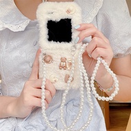 Shockproof Cute Casing for Samsung Galaxy Z Flip5 Bear Samsung Z Flip5 Flip Z 5 Protection Phone Cas