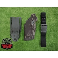 X300 Flashlight Holster For Glock 17 19 Work TACTIFANS (SAFARILAND Style)
